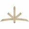 Ekena Millwork Alberta Rough Sawn Timber Gable Bracket, Douglas Fir, 60"W x 32"H x 4"D x 4"F, 13/12 Pitch GBW060X32X0404ALB00RDF - alternate 1